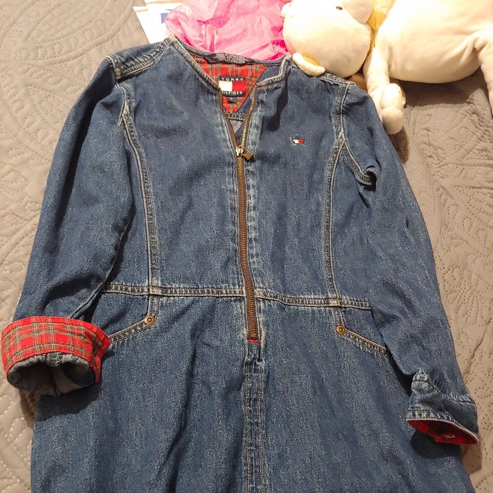 TOMMY HILFIGER Girl's Blue Jean DRESS